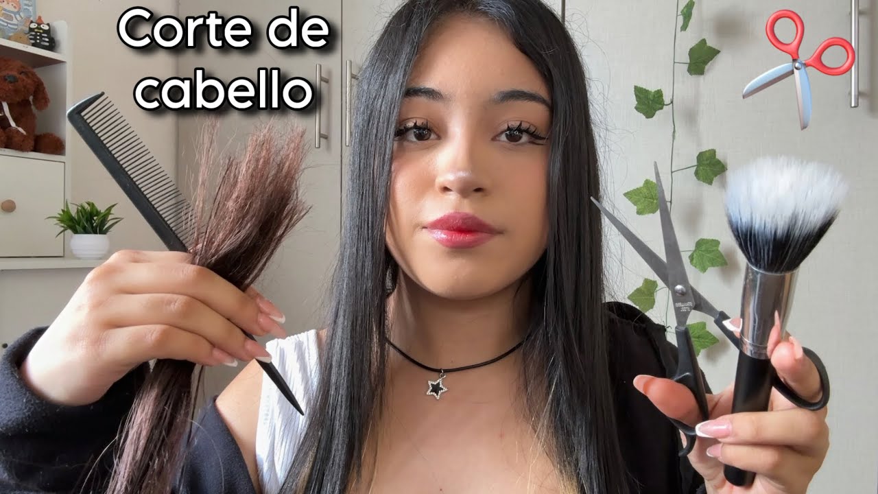 ASMR corte de cabello realista 💈💇🏻‍♀️ peluquería roleplay
