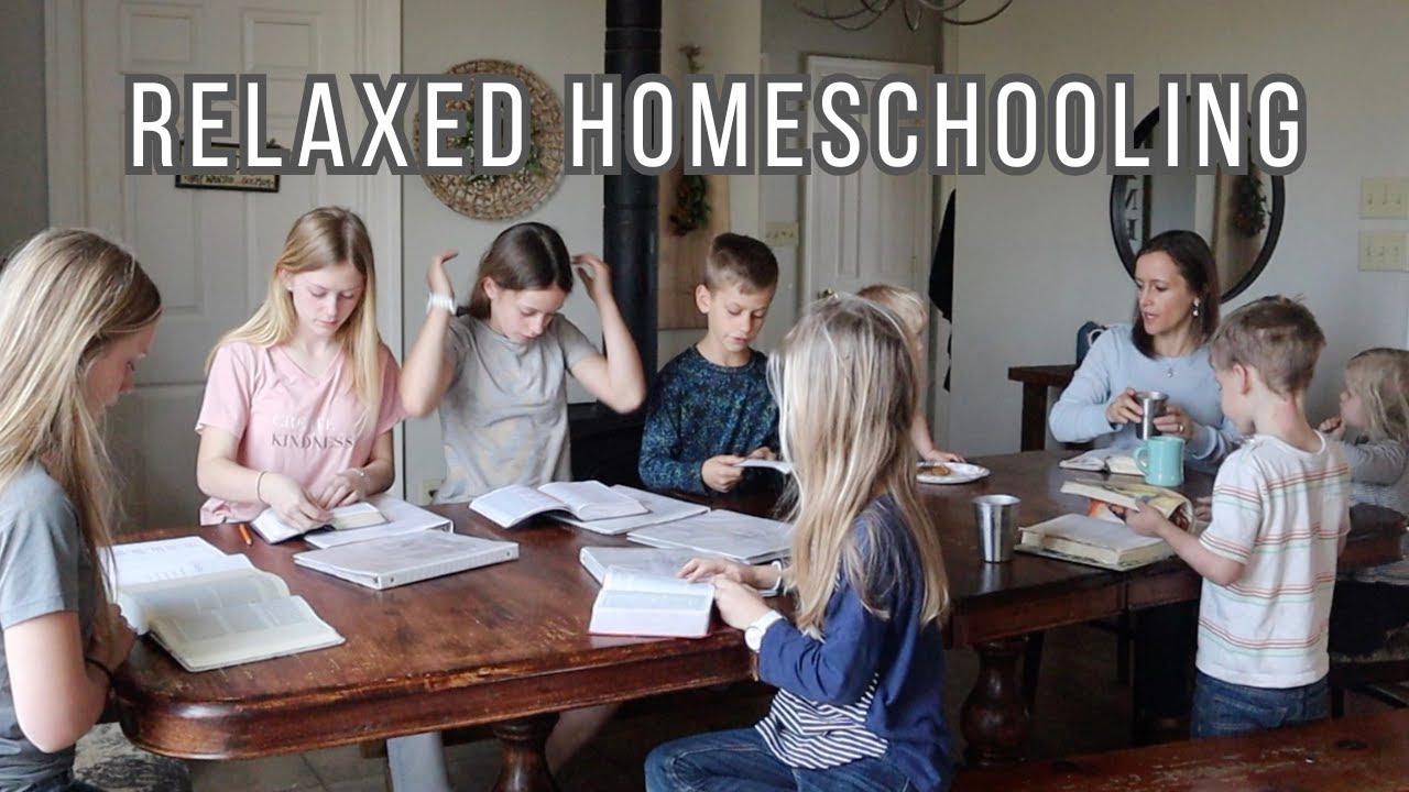 Homeschool Day In The Life | Relaxed Homeschooling