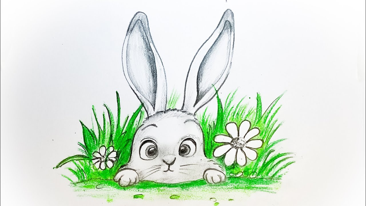 Cute Bunny Step by Step Pencil Sketch || Easy Drawing for Beginners 