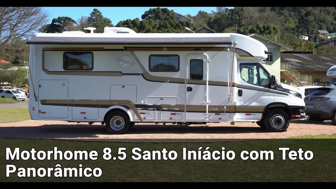 MOTORHOME SANTO INÁCIO - 8.5 COM TETO PANORÂMICO - TIRE SUAS DÚVIDAS AO VIVO