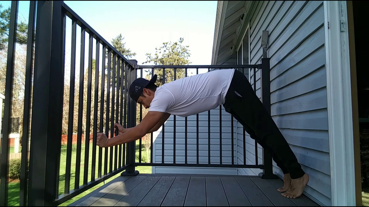 Quarantine Balcony workout