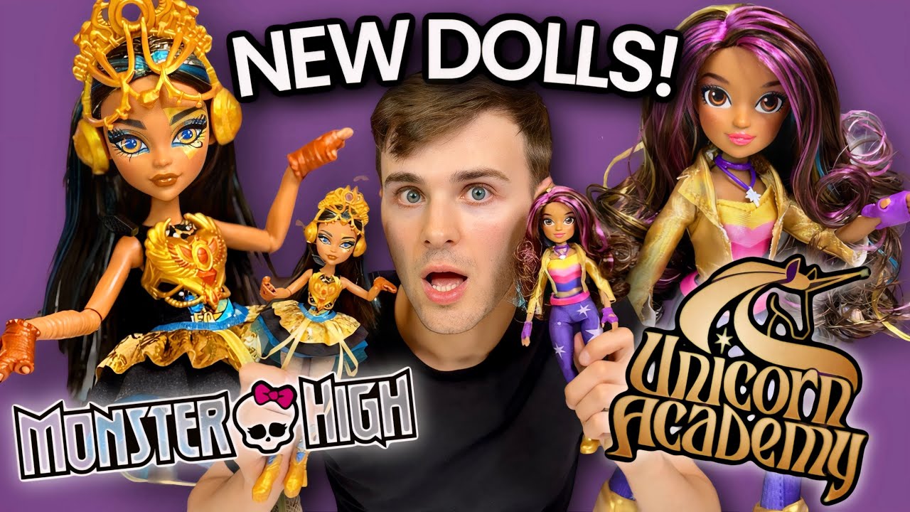 NEW Skulltimate Secrets Cleo & Unicorn Academy Dolls! In Depth Unboxing & Review!