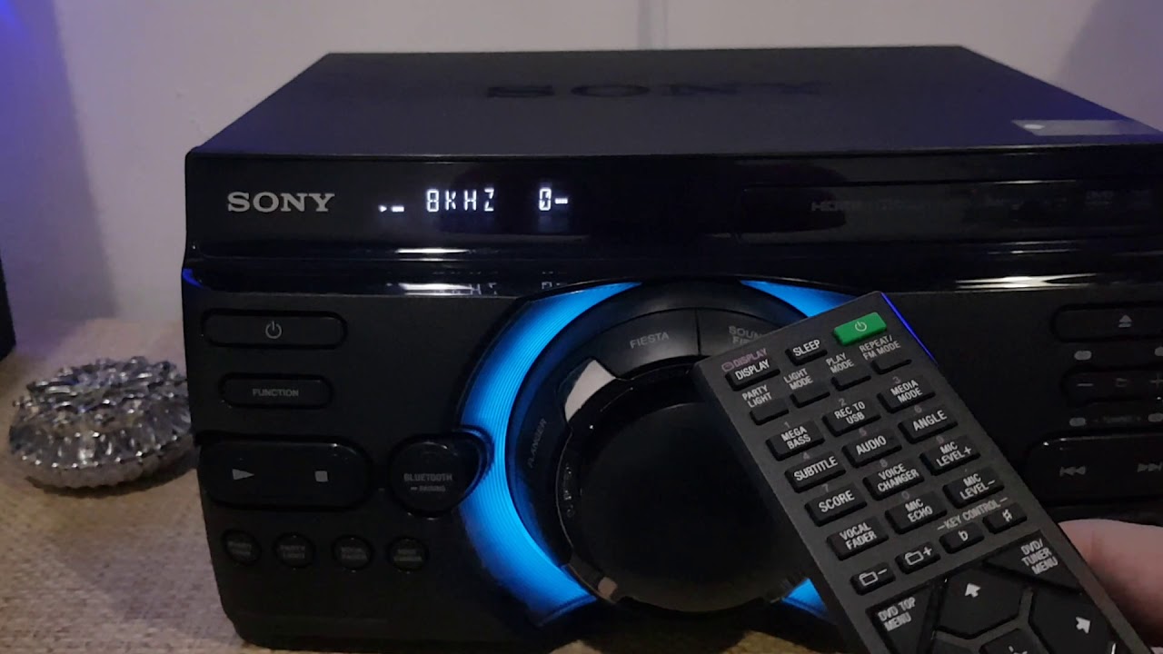 Sony M80D - Controle Manual de Equalização e Nível do Subwoofer