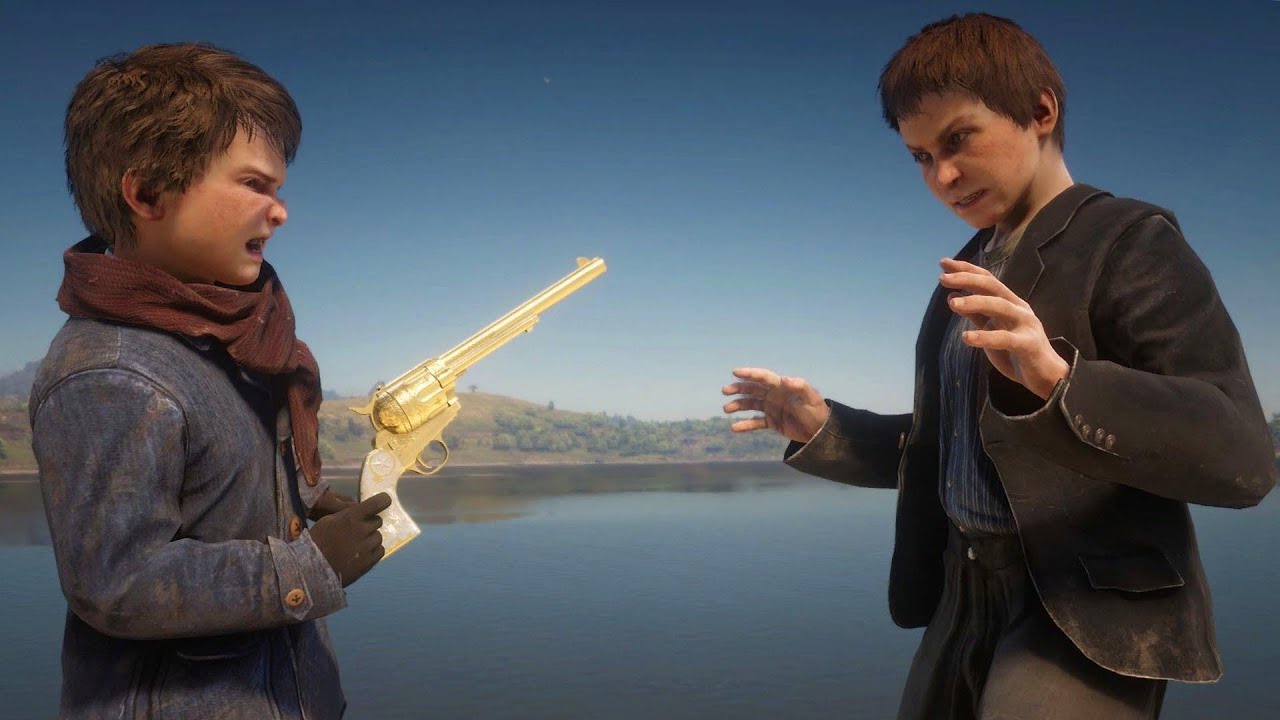 4 Year Old Jack vs 12 Year Old Jack | NPC Fights Red Dead Redemption 2 Mods