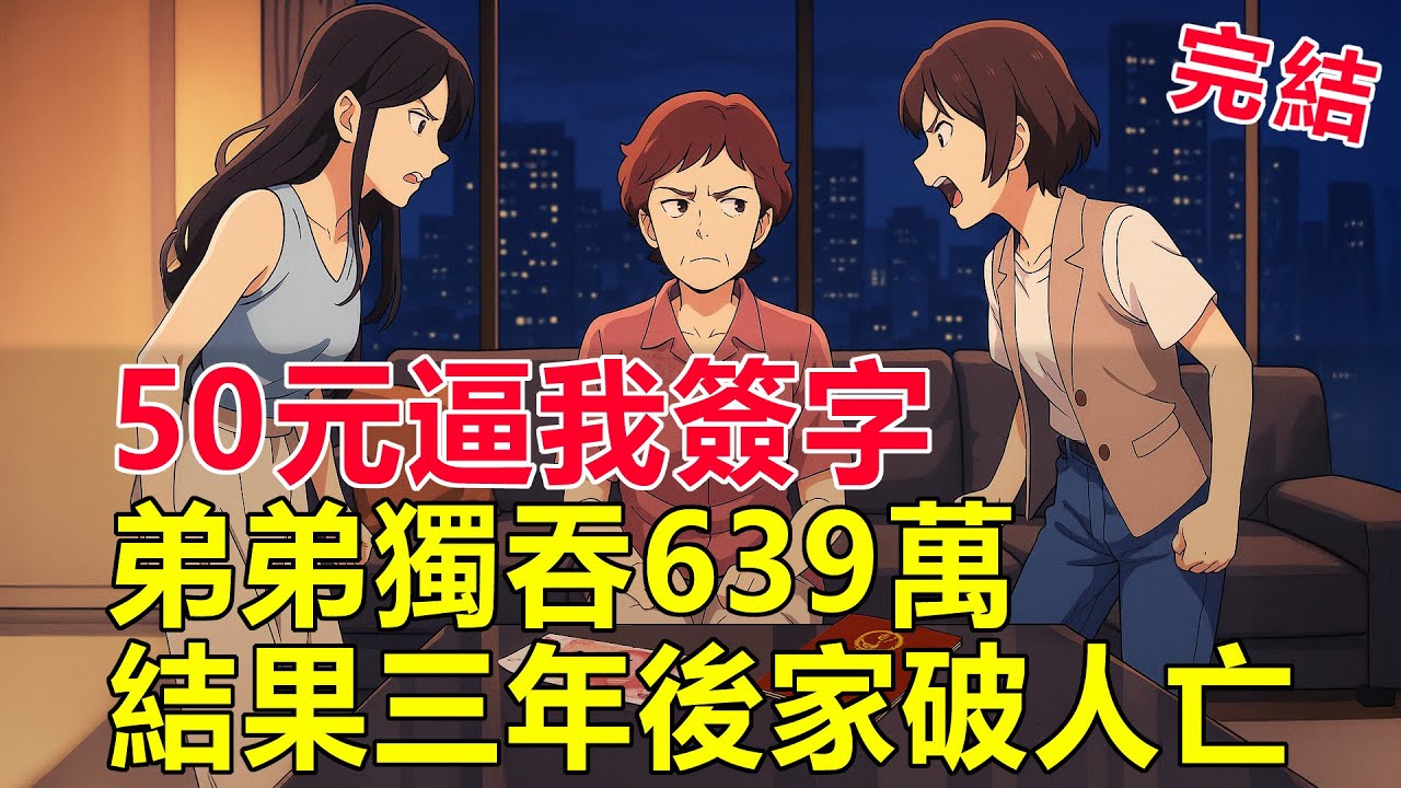 我被逼50元放棄拆遷款！弟弟獨吞639萬，三年後我讓全家家破人亡！