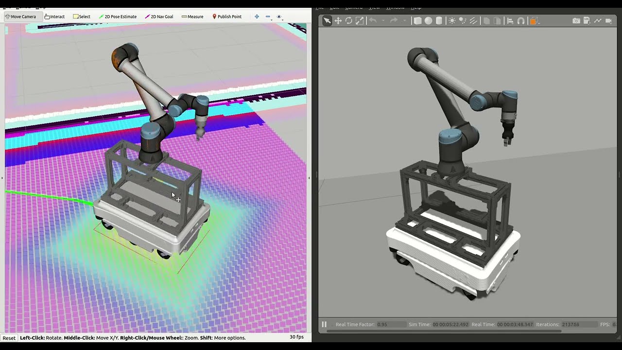 Mobile manipulator ROS Noetic