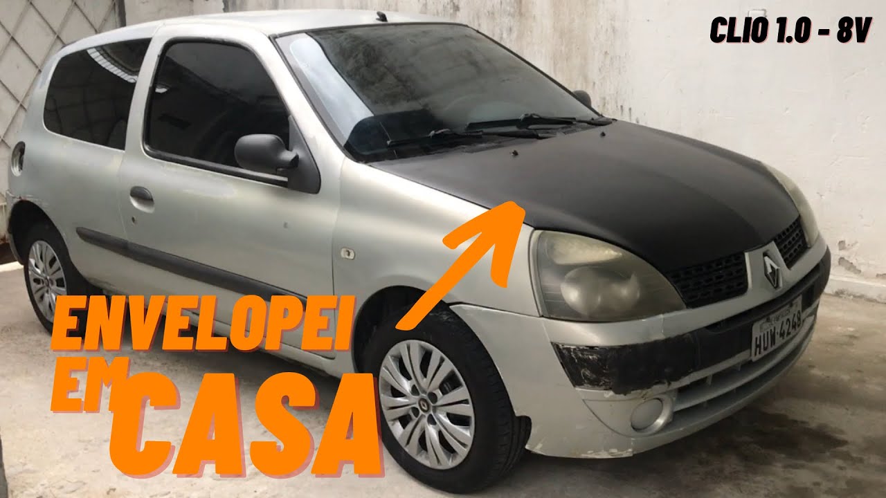 ENVELOPANDO O CAPO DO CLIO DE PRETO 🔥