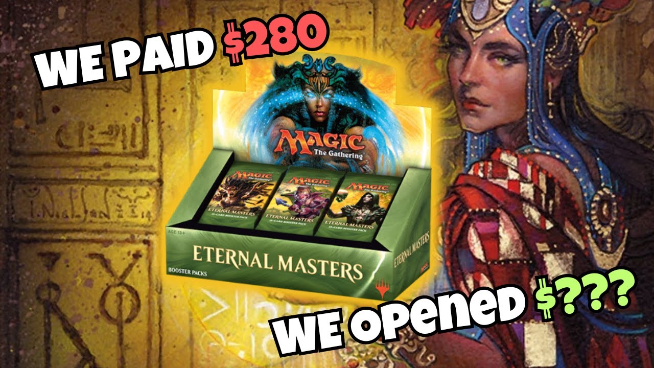 MTG Eternal Masters Booster Box Opening! High Risk, High Reward?