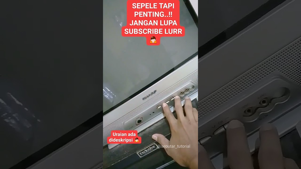TV SHARP MBLOBOR WARNA MERAH|Sepele tapi penting 😂