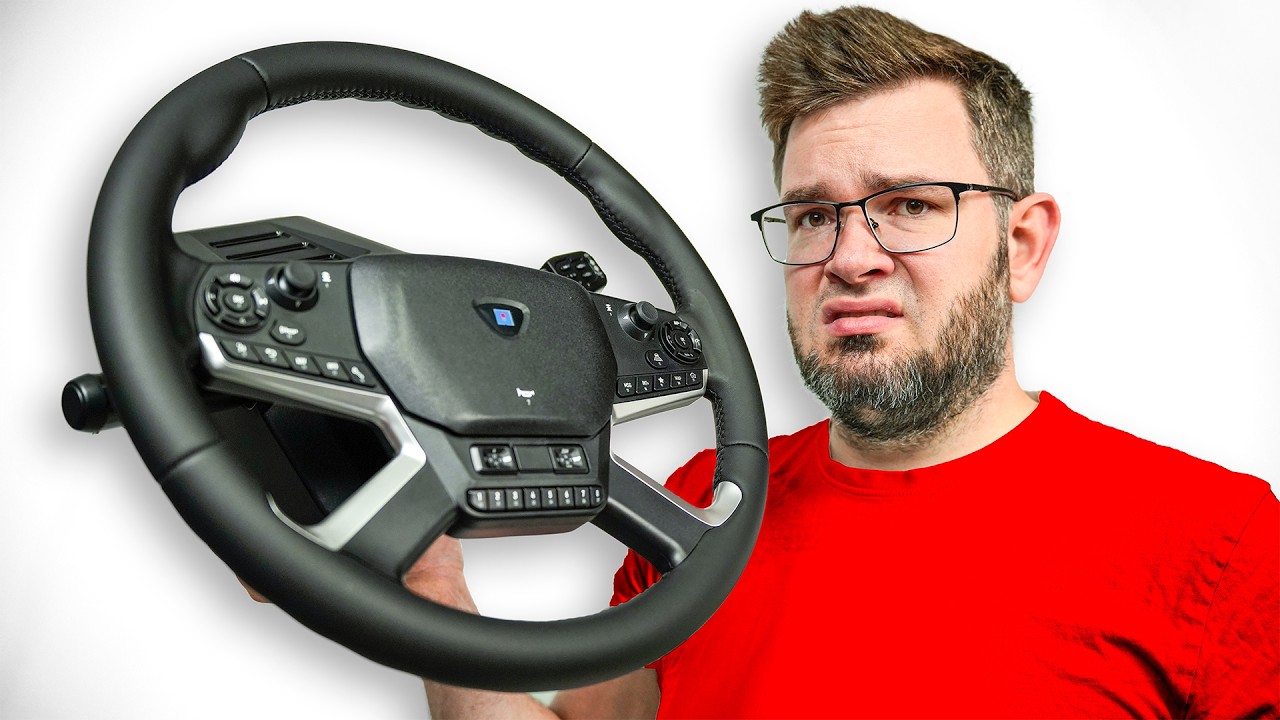 Kupiłem NAJDROŻSZĄ kierownicę do Euro Truck Simulator...