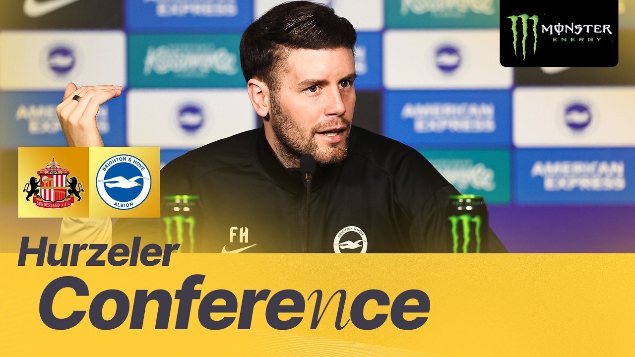 Hurzeler's Sunderland press conference | Mitoma update and Arteta text exchange