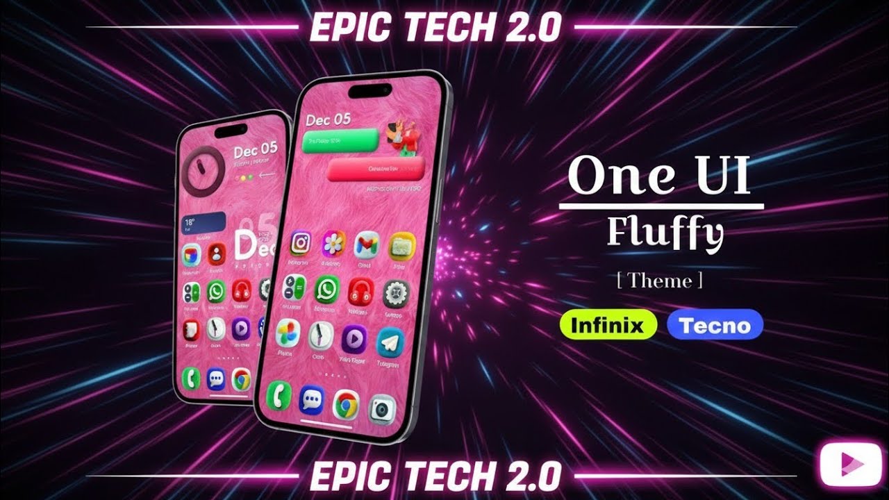 Fluffy theme For Infinix and Tecno all devices