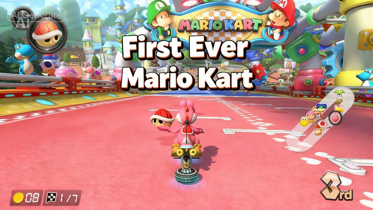 First Time Playing Mario Kart... Wish Me Luck