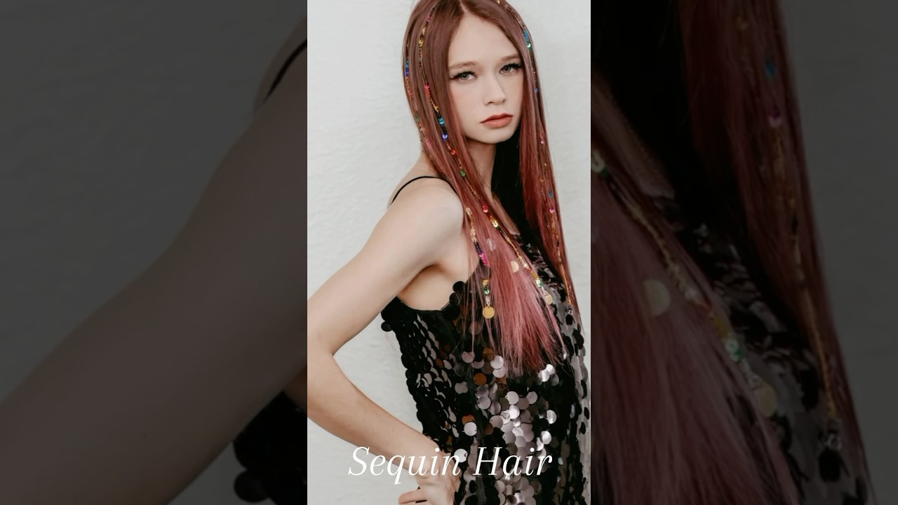 Sequin hair technique invented by Bee Sam Beauty Vancouver Washington hair salon #beesambeauty