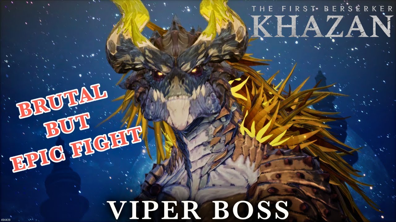 The First Berserker: Khazan - Viper Boss Fight is INSANE! 🔥🔥🔥 | Dual Wield Weapon