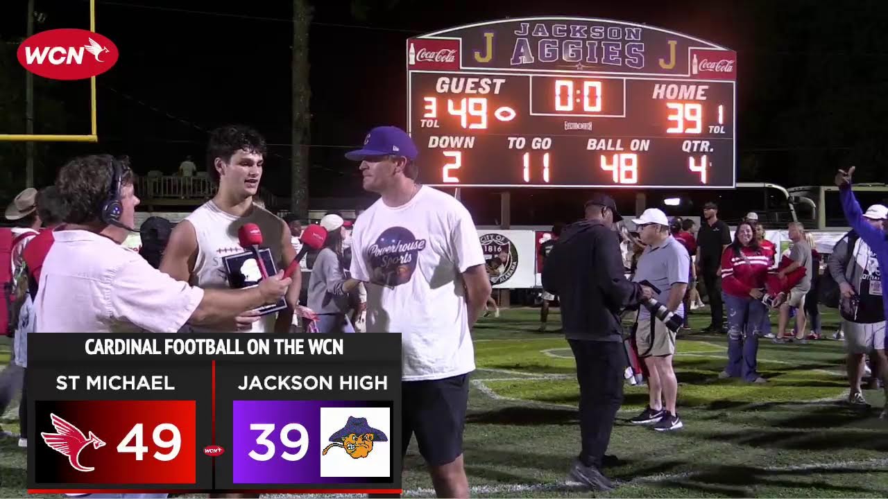 WCN LIVE - St Michael Football vs Jackson 10-3-2025