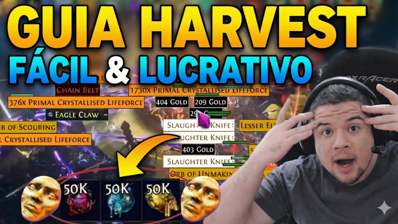 Descobri a HARVEST mais fácil e lucrativa? Mapa Branco para INICIANTES  (NAO È CROP ROTATION)