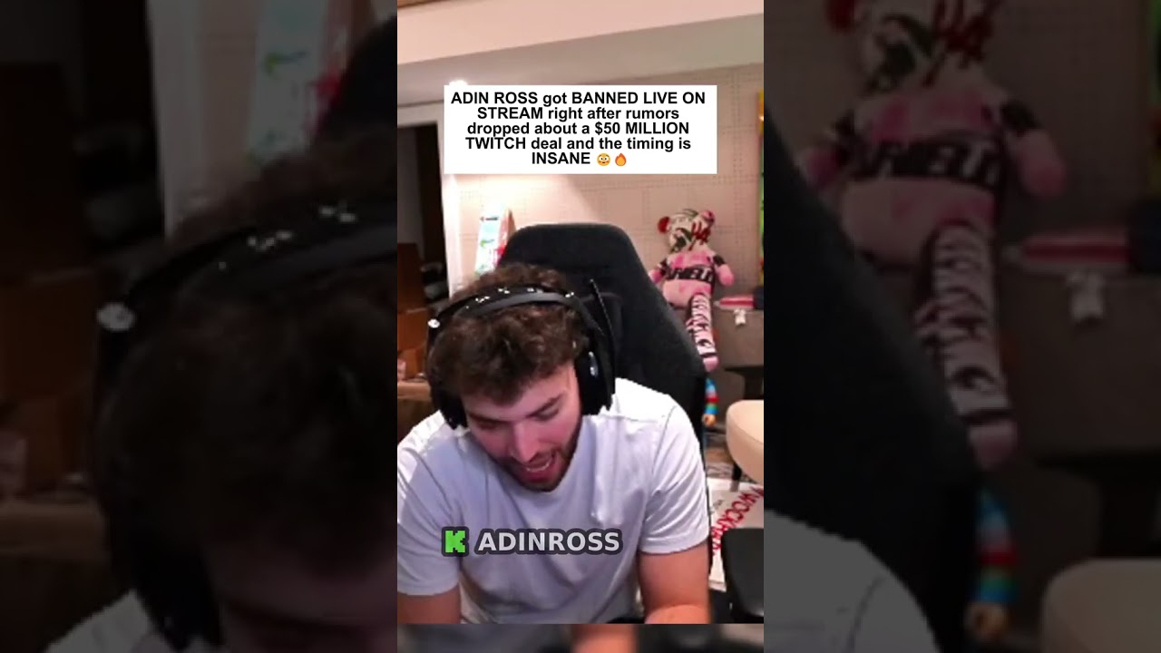 Adin Ross gets banned on KICK after rumors 😱😪