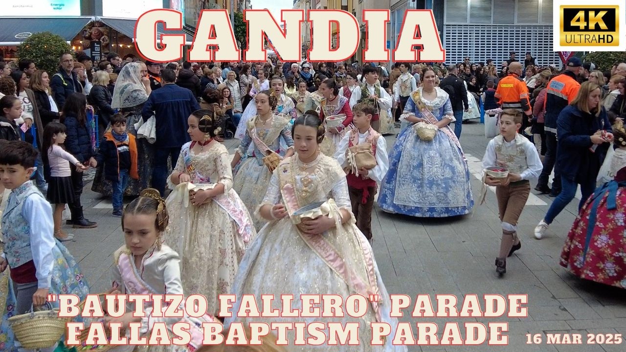Fallas de Gandia 2025 - Fallas parade in Gandia - 16 March 2025 #fallas2025 #fallas #gandia