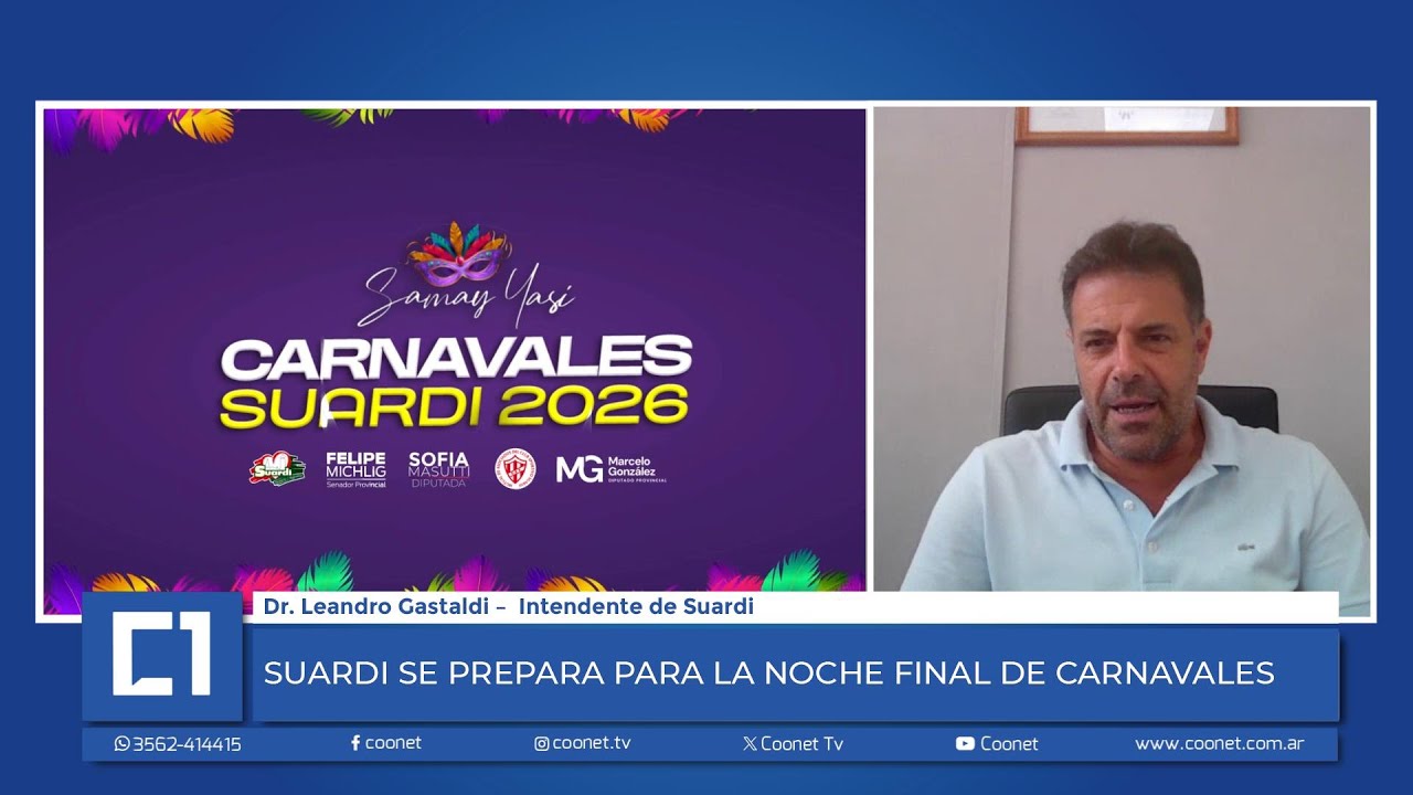 CIERRE MULTITUDINARIO: Suardi palpita la noche final de sus carnavales con Magui Olave