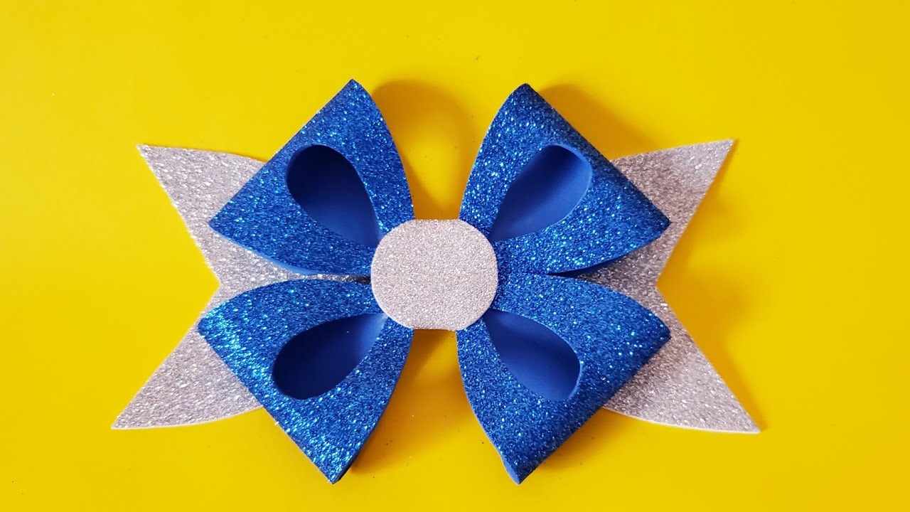 Cómo hacer Moños para Niñas/Bebés. Utilizando Foami🎀🎀