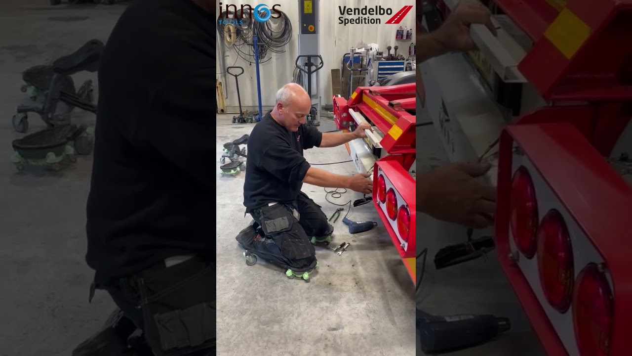 Kneel-It - Lastbilmekaniker skifter lys (Innos Tools)