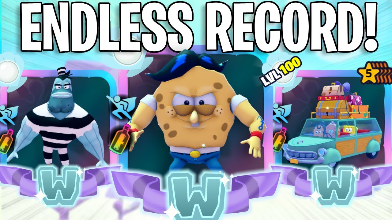 NEW ENDLESS RECORD! Spongebob Td....
