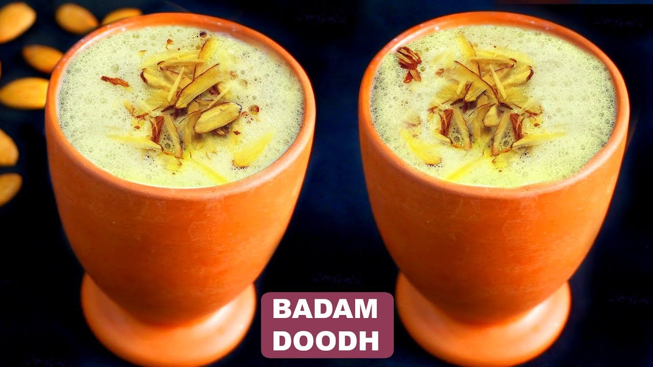 बादाम दूध Recipe in Hindi | Badam Kesar Milk Recipe | Winter Special | CookWithNisha