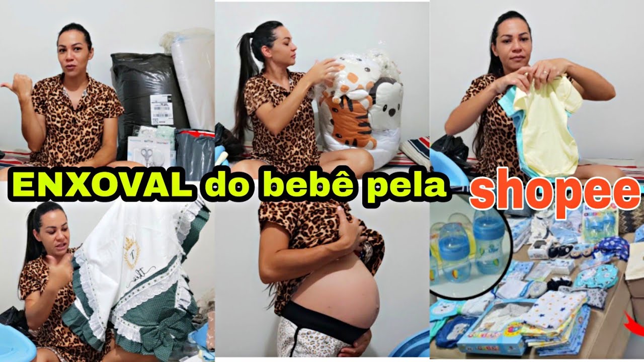 Enxoval De Bebê Na Shopee Com Preços. E Se Vale A Pena #compras #shopee #enxovaldebebe #enxoval