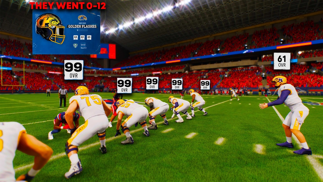 Can a 99 Overall O Line and D Line CARRY a 0-12 Team?
