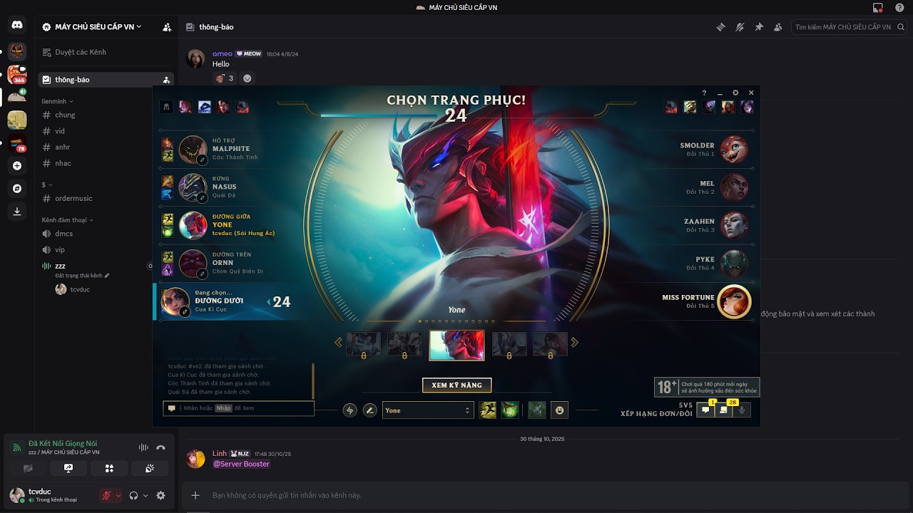 Rank Bạc 4 Yone