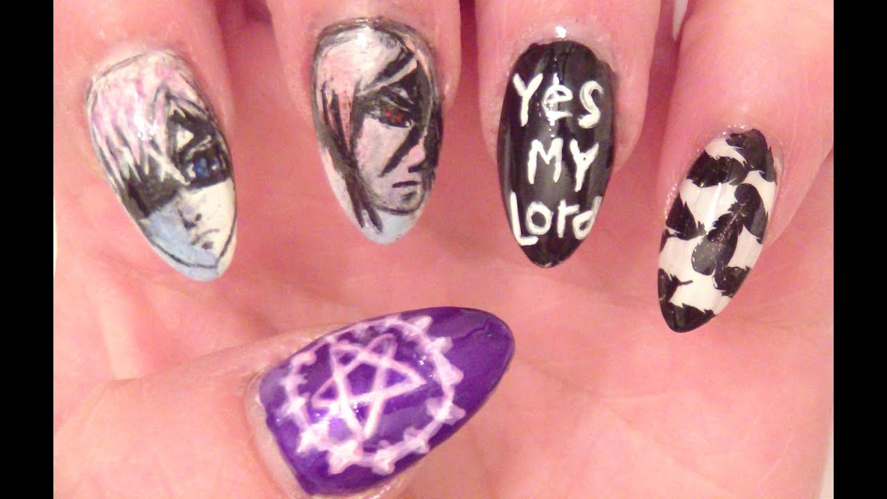 Kuroshitsuji (Black Butler/黒執事) Anime/Manga Nail Art Collaboration with Nailart Online