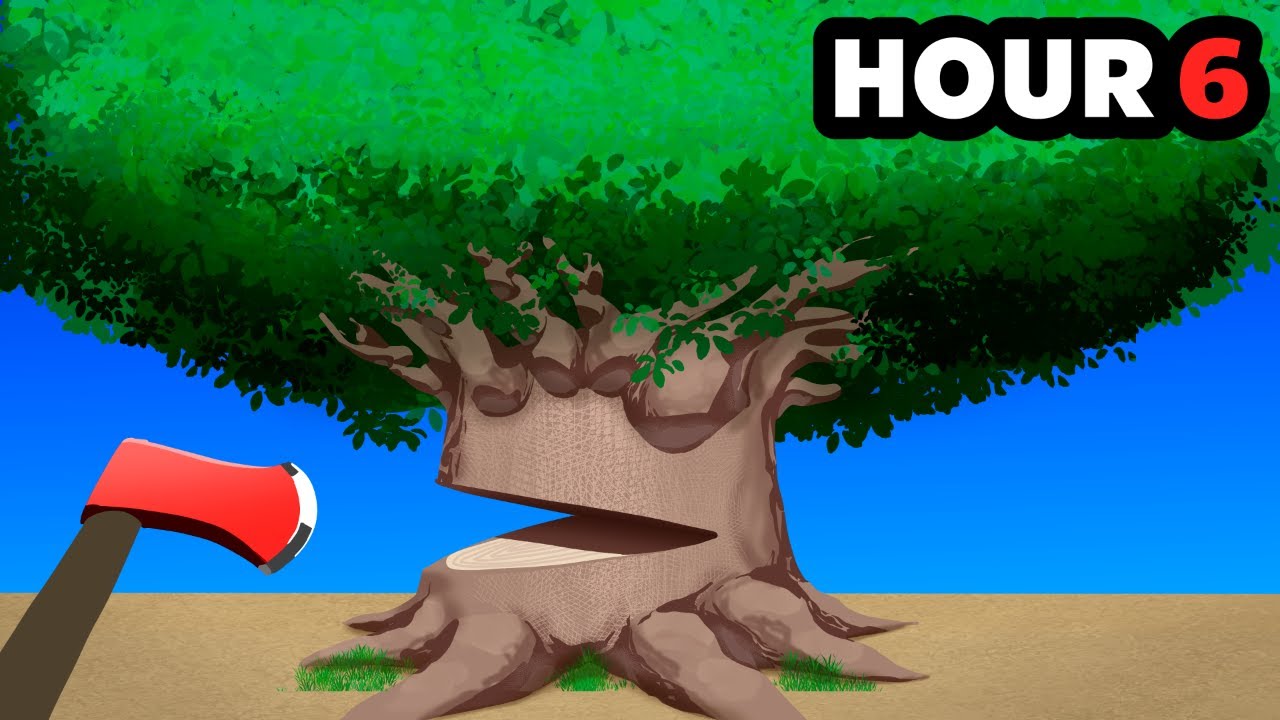 I pushed the tree chopping game to it's limit