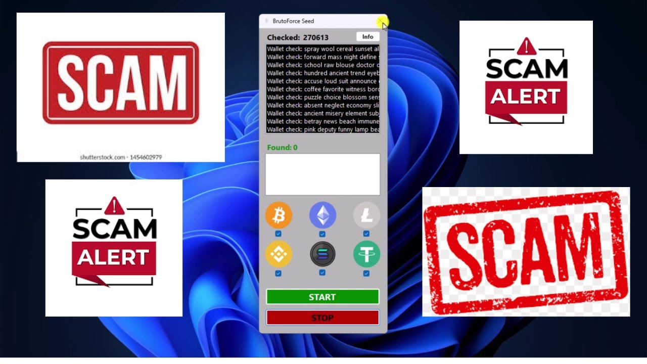 BruteForce Seed SCAM APP 2025
