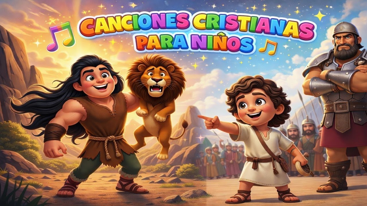 🎶✨ MIX HÉROES DE LA FE - Canciones Cristianas para Niños | Música Infantil de Dios