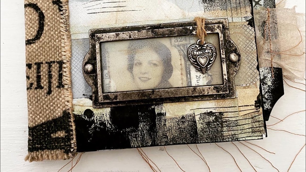 ENVELOPE ART/JUNK JOURNAL- EASY NO SEW BOOK BINDING TUTORIAL (+flip through)