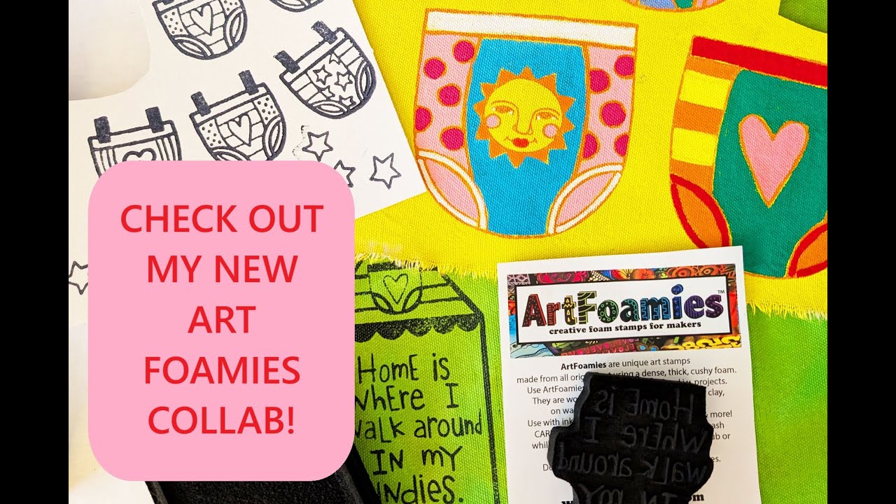 My New Art Foamies/Foam Stamping Tips/Studio Vlog/Dori Patrick/Get Crafty/Let's Stamp/Talkie Tuesday