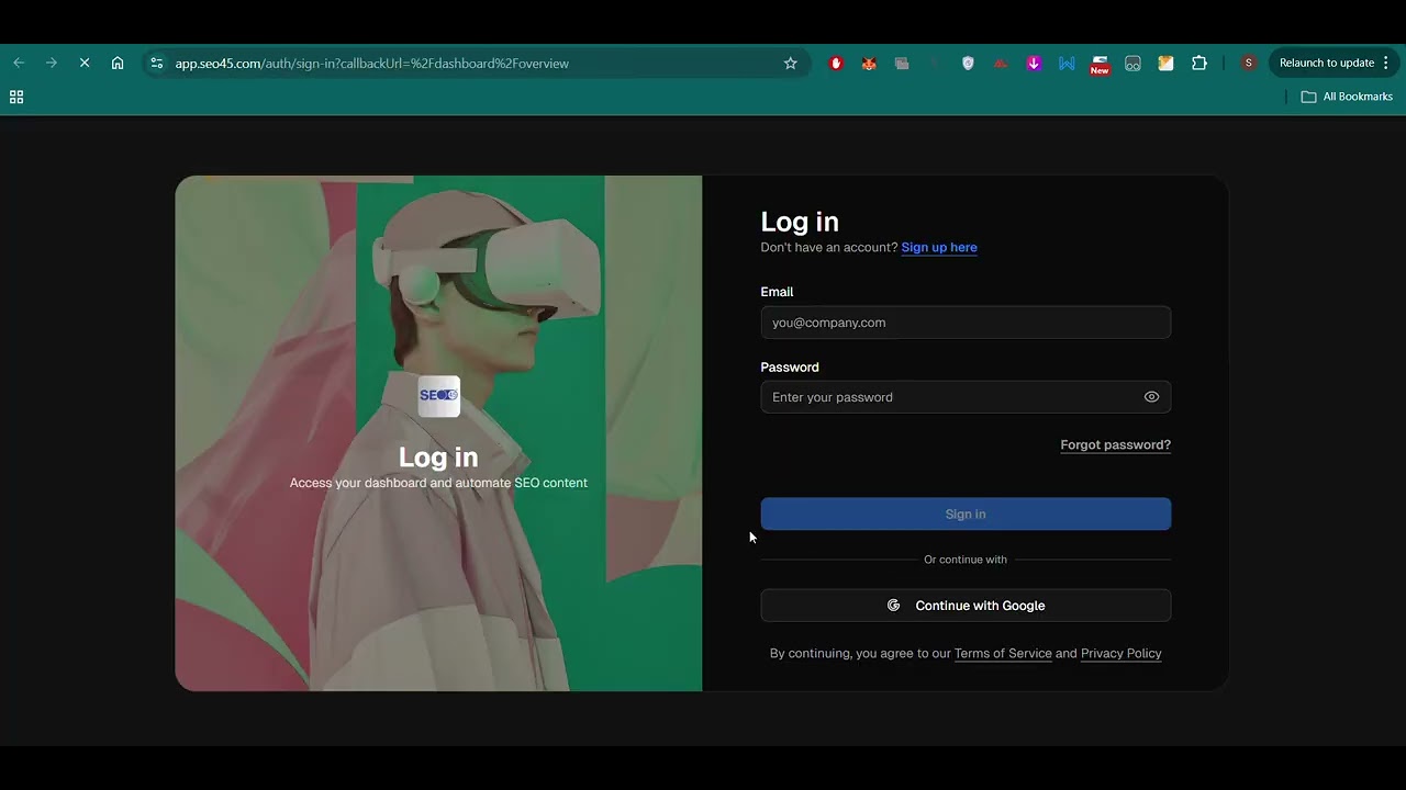 How to Connect SEO45 AI with your Shopify Store?