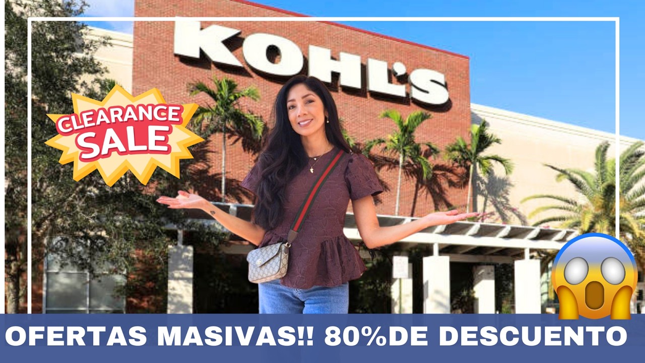 KOHL'S - DESCUENTOS HASTA 80% EN ROPA, ZAPATOS Y MAS!!