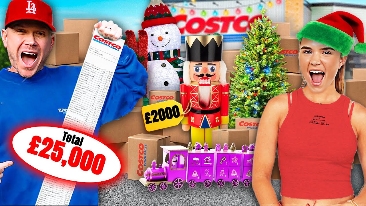 We Bought EVERY CHRISTMAS ITEM In COSTCO!