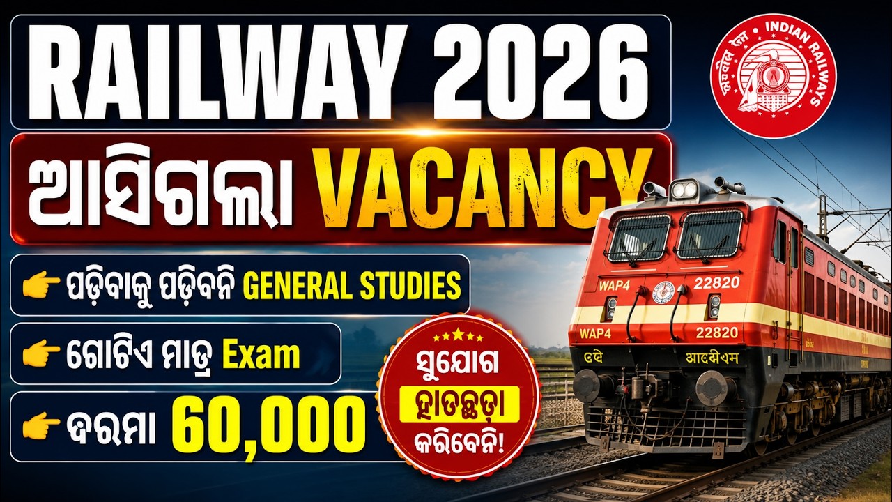 Railway Recruitment 2026 | RRB 60,000+ Vacancies | Eligibility, Syllabus & Exam Pattern