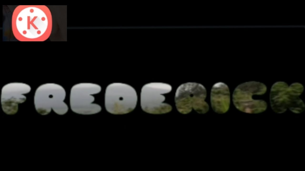 Text Video Background on Android - KINEMASTER TUTORIAL