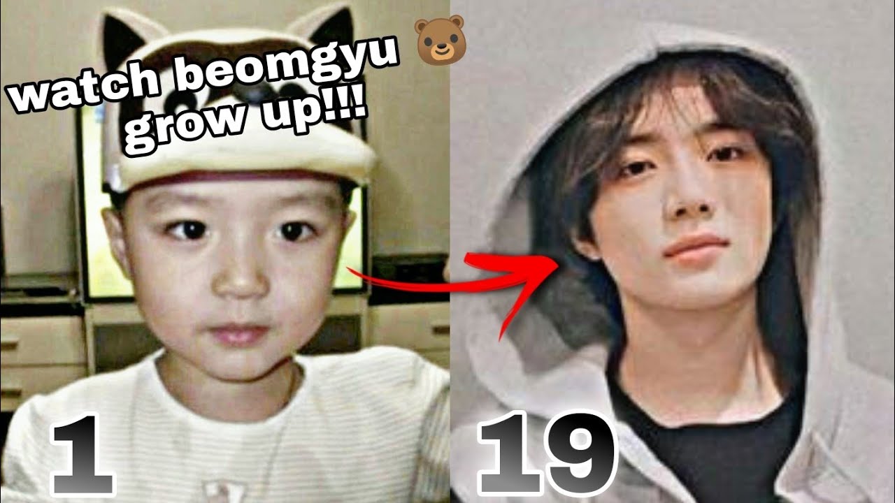 TXT Beomgyu from 1 to 19 Years Old (watch beomgyu grow up!)
