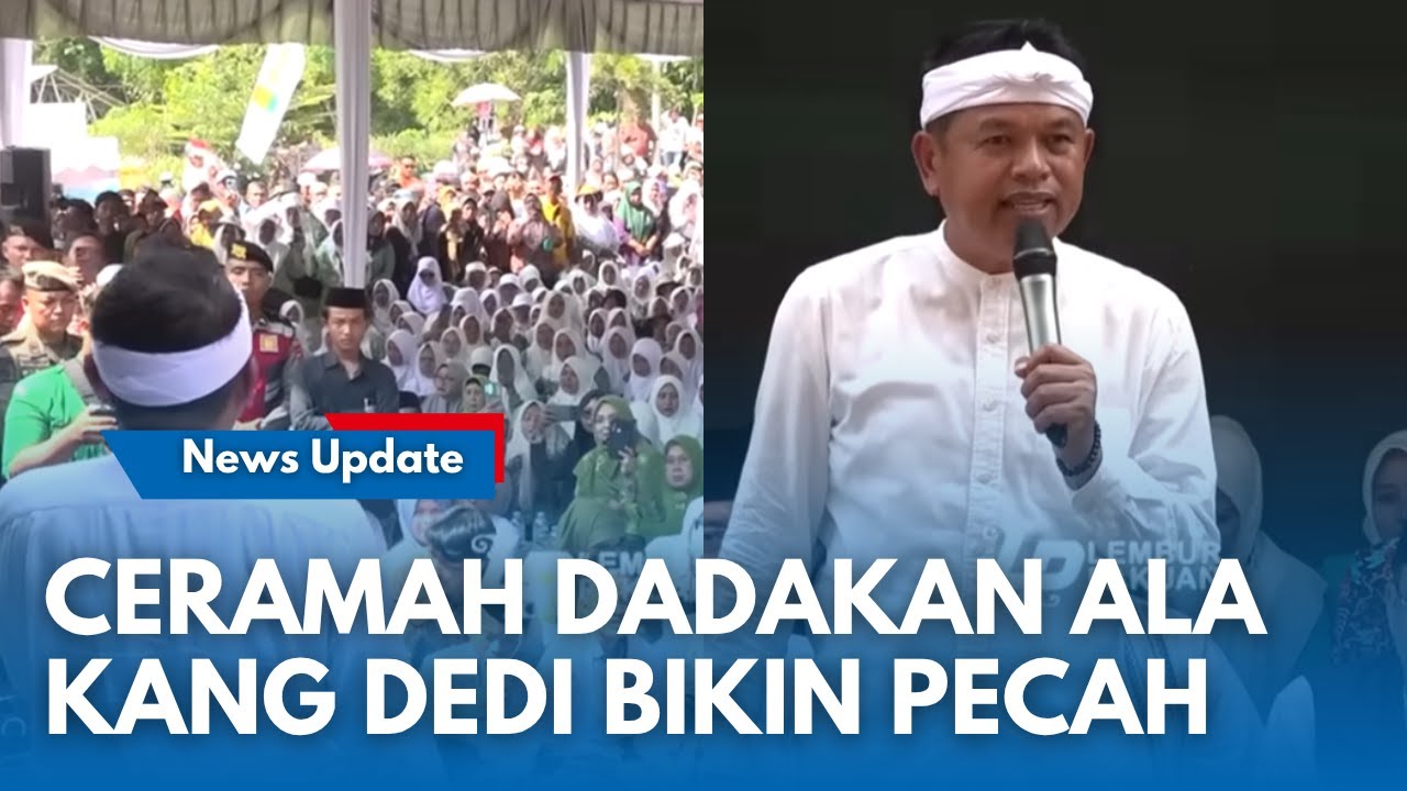 CERAMAH NGAKAK KDM!! Ceramah Spontan Kang Dedi di Pesantren Al Mizan, Pesan Para Orang Tua