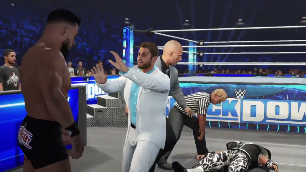 WWE 2K24 | MyRise - WWE SmackDown: AR Khan vs. Austin Theory - WWE Undisputed Championship -Match #8