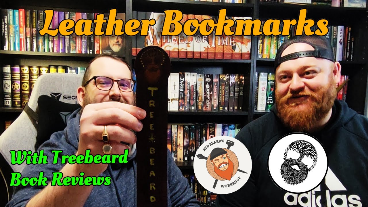 Making Leather Bookmarks for TREEBEARD BOOK REVIEWS