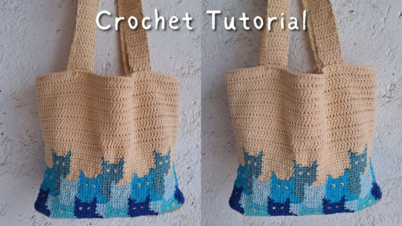 How to crochet a tote bag || aesthetic crochet bag