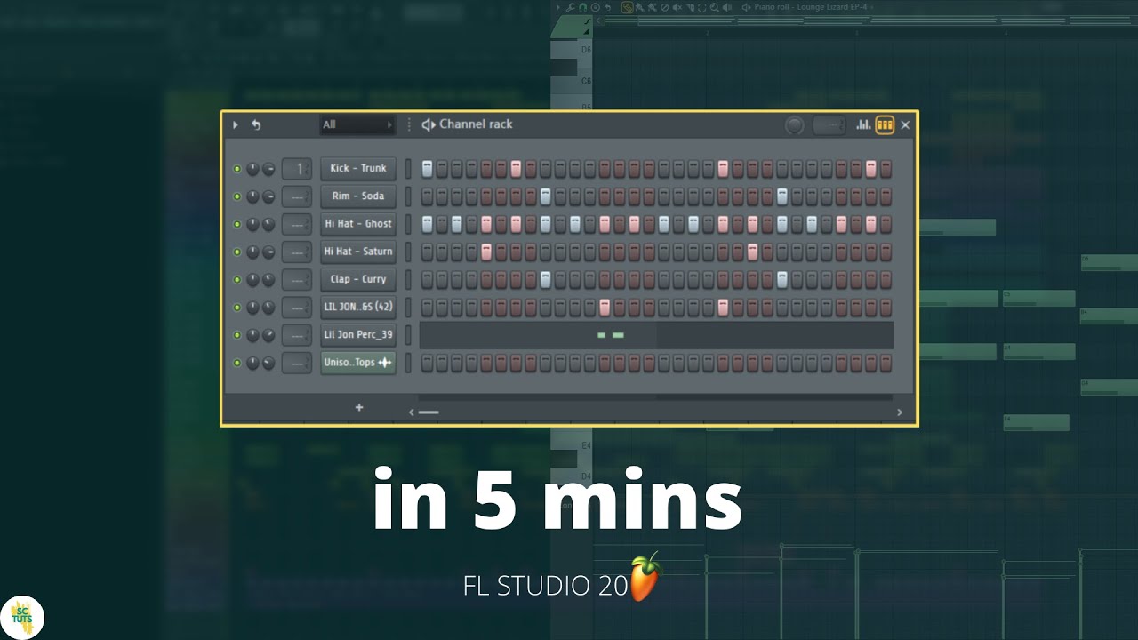 Amapiano fl studio 20 - How to make easy drum track