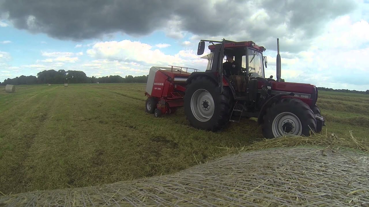 Heu Pressen 2014 || Case IH 1056 XL || Case IH 533