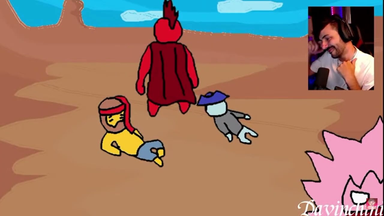 NEXXUZ REACCIONA A LA MEJOR ANIMACION DE GANG BEAST DE ALMEJA VS NEXXUZ ( MUY MUY GRACIOSO )